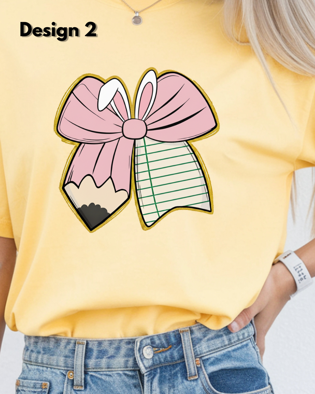 Easter Teacher Shirt – Comfort Colors Spring Graphic Tee Pastel Bunny School Shirt