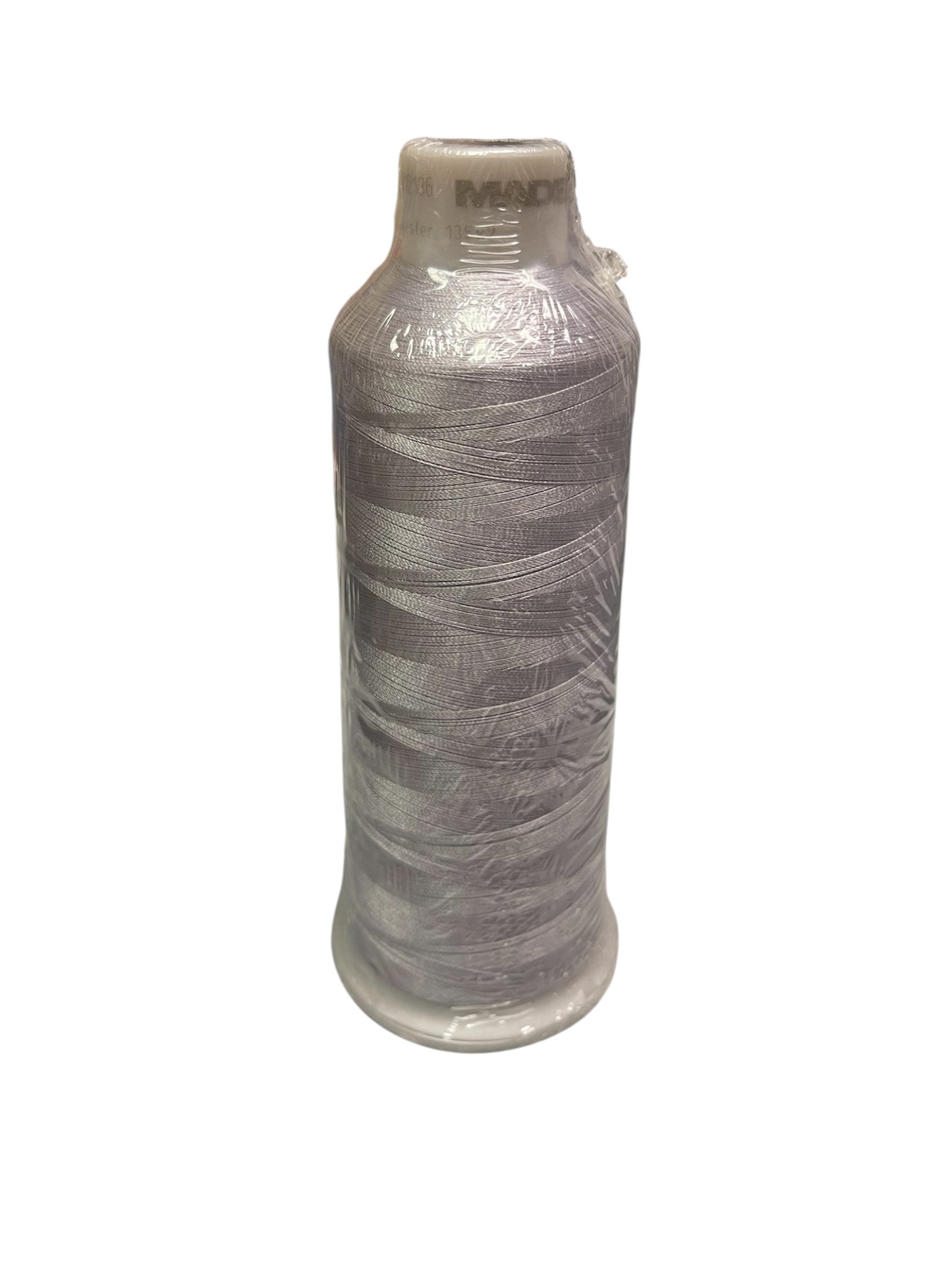MADEIRA 1572 POLYNEON #40 WEIGHT Winter Gray Machine Embroidery Thread 5500 yard cone