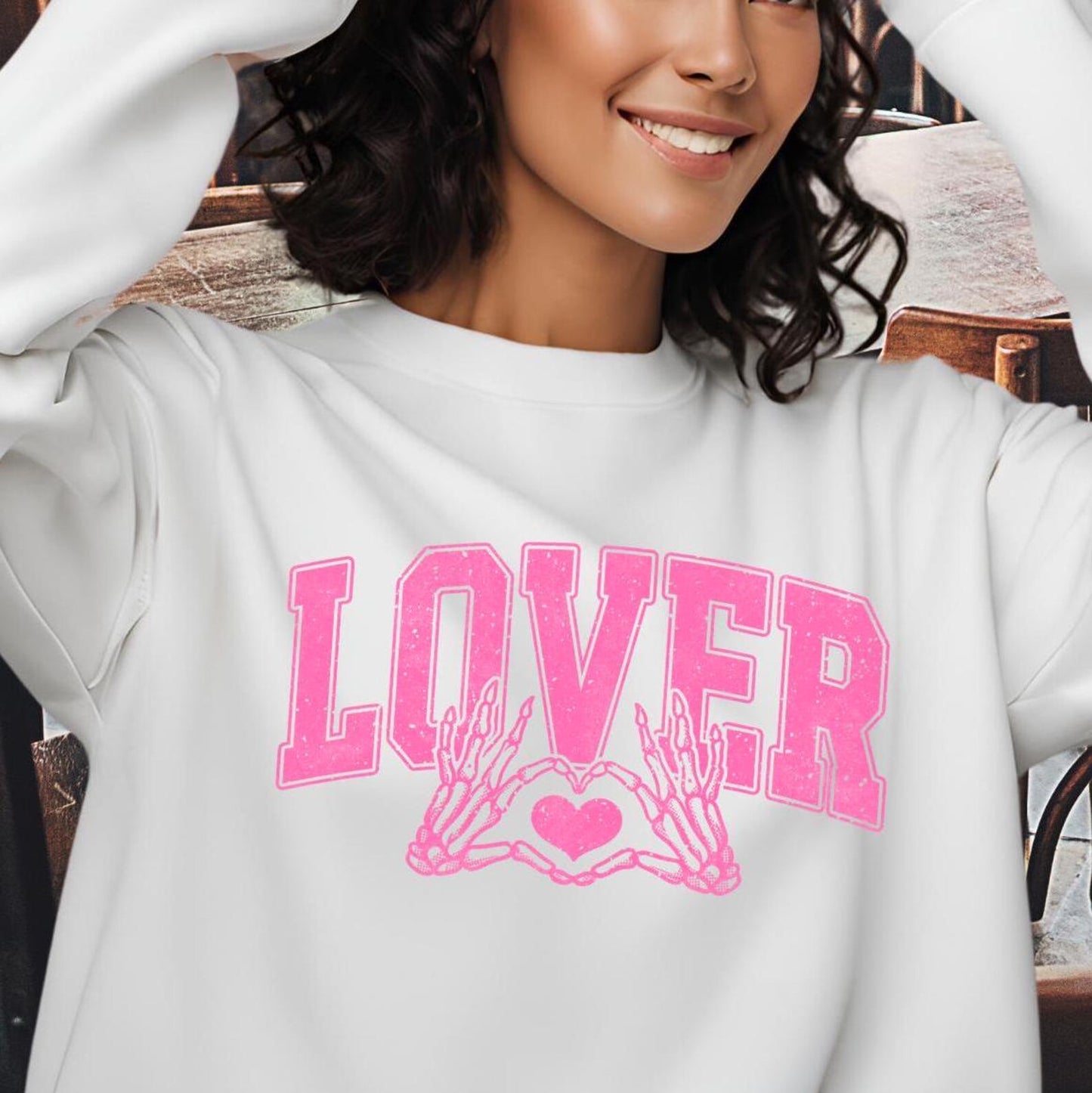 Lover Skeleton Hands Cupid Pink Love Mi Amor